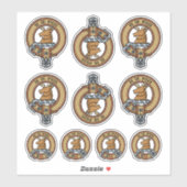 Sticker Sticleur Clan Colquhoun Crest (Feuille)
