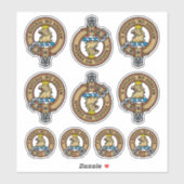 Sticker Sticleur Clan Gregor Crest (Feuille)