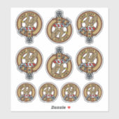 Sticker Sticleur Clan Leslie Crest (Feuille)