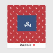 Sticker Sticleur de découpe monographique Nautique Vinyle (Feuille)