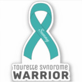 Sticker Sticule de vinyle du syndrome de Tourette (Devant)