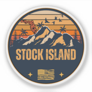 Sticker Stock Island, Floride
