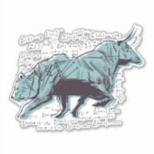 Sticker Stock Market Analysis Finance (Devant)