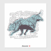 Sticker Stock Market Analysis Finance (Feuille)