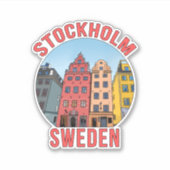 Sticker Stockholm Suède (Devant)