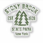 Sticker Stony Brook State Park New York (Devant)