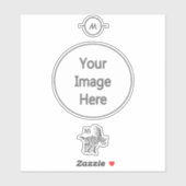 Sticker Storm Grey Styracosaurus avec peinture de guerre t (Feuille)