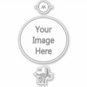 Sticker Storm Grey Styracosaurus avec peinture de guerre t (Devant)