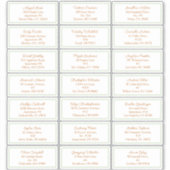 Sticker Storybook Woodland Fox Baby shower Adresse client (Devant)