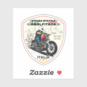 Sticker Strada statale 163 Amalfitana pls italiens (Feuille)