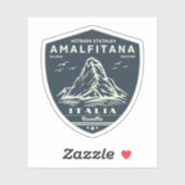 Sticker Strada statale 163 Amalfitana pls italiens (Feuille)