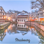 Sticker Strasbourg France (Devant)