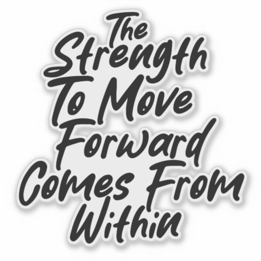 Sticker Strength From Within Mindset (Devant)
