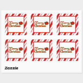 Sticker Stripes Peppermint (Feuille)