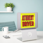 Sticker Student Driver (Ordinateur portable sur le bureau)