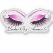 Sticker Studio D'Extension De Maquillage Fuchsia Rose (Devant)