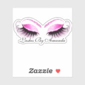 Sticker Studio D'Extension De Maquillage Fuchsia Rose (Feuille)