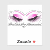 Sticker Studio D'Extension De Maquillage Fuchsia Rose (Feuille)