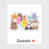 Sticker Stuffed Toys  (Feuille)