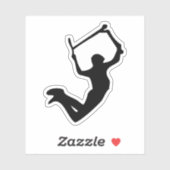 Sticker Stunt scooter (Feuille)