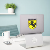 Sticker Stuttgart (Ordinateur portable sur le bureau)