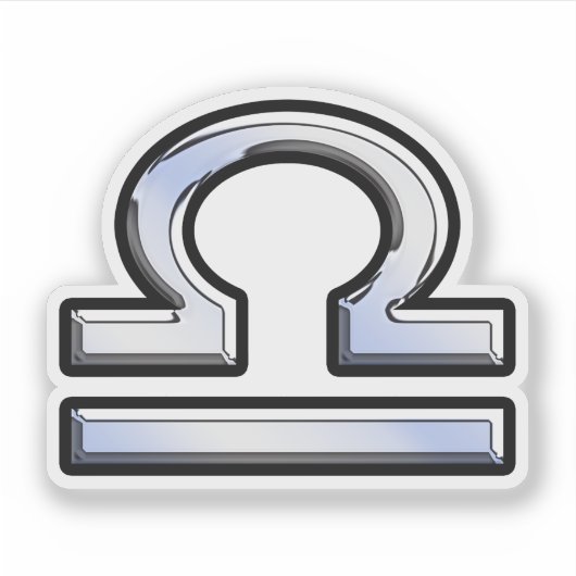 Sticker Style d'application du panneau ziodiaque Libra (Devant)