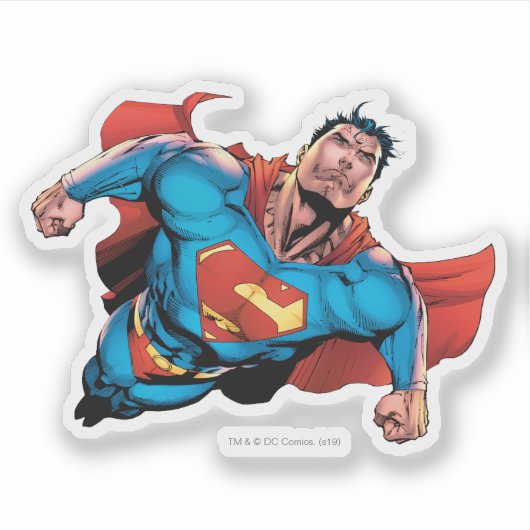 Sticker Style de bande dessinée Superman (Devant)