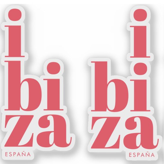 Sticker Style Ibiza Espagne