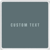 Sticker Style moderne Nom de recherche | gris bleu (Devant)