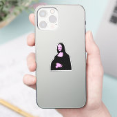 Sticker Style Pop Art Mona Lisa (Téléphone)