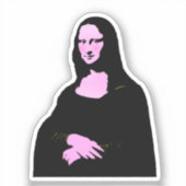 Sticker Style Pop Art Mona Lisa (Recto)