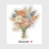 Sticker Style Scrapbook Bohemian Waterproof (Feuille)