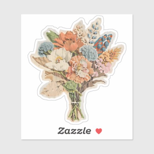 Sticker Style Scrapbook Bohemian Waterproof (Feuille)