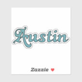Sticker Style Super Austin (Feuille)