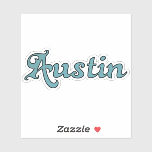 Sticker Style Super Austin (Feuille)