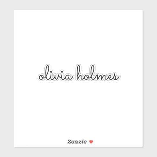 Sticker Stylish monogram | Scotter Script Laptop (Feuille)