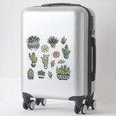 STICKER SUCCULENTS (Sur valise)