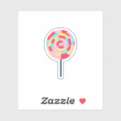 Sticker Sucette Arc-en-Ciel (Feuille)