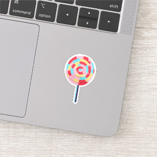 Sticker Sucette Arc-en-Ciel