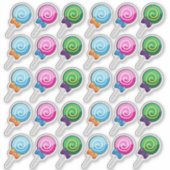 Sticker Sucette Colorée Mignonne (Devant)