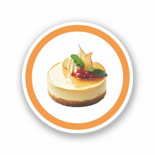 Sticker Sucre au gâteau au fromage (Recto)