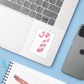 Sticker Sucre de canne (Ordinateur portable avec iPhone)