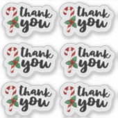 Sticker Sucre de canne de Noël (Devant)