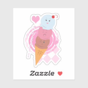 Sticker Sucres - Crème de glace !