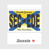 STICKER SUD JERSEY (Feuille)