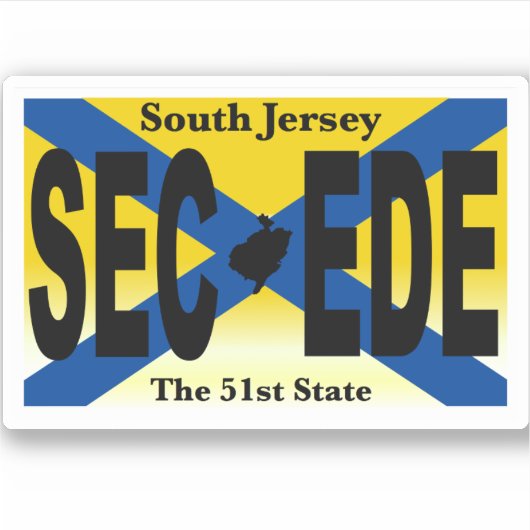 STICKER SUD JERSEY (Devant)