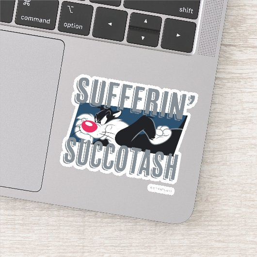 Sticker Sufferin' Succotash SYLVESTER™ Découpe (Détail)