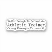 Sticker Suffisamment Compétent Pour Devenir Un Entraîneur (Devant)