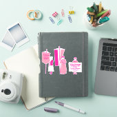 Sticker Suffragettes roses chaudes (Couverture iPad)