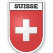 Sticker Suisse | Suisse | Armoiries (Recto)
